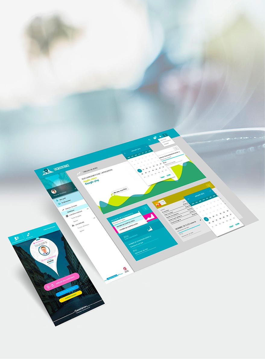 Création Back office application mobile locassistance - Graphistes freelance Hérault Création Back office application mobile locassistance - Graphistes freelance Hérault